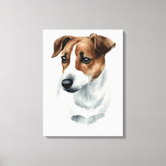 Dog Jack Russell Terrier ! Beautifull portrait! Canvas Print