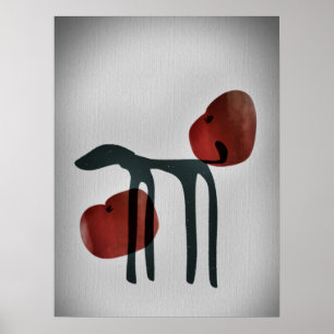 Dog Japanese Art Poster