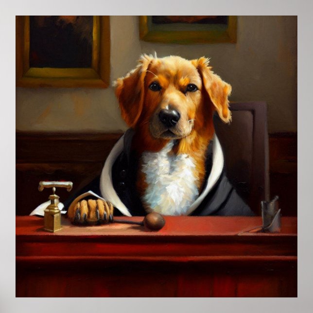 Dog Judge Poster (Front)