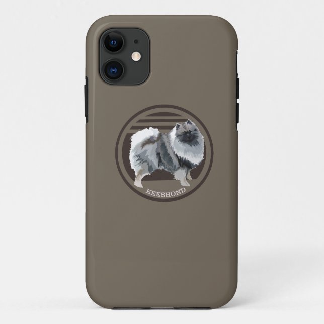 Dog-keeshond Case-Mate iPhone Case (Back)