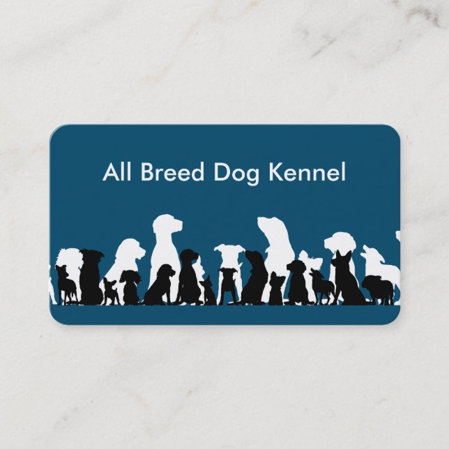 Dog Kennel Business Cards (Front)