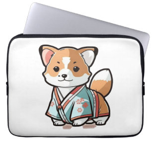 Dog kimo laptop sleeve