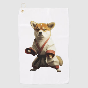 Dog Knows Karate                     Golf Towel