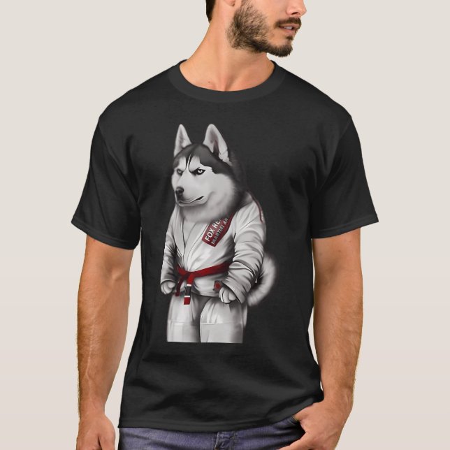 dog knows karate T-Shirt (Front)