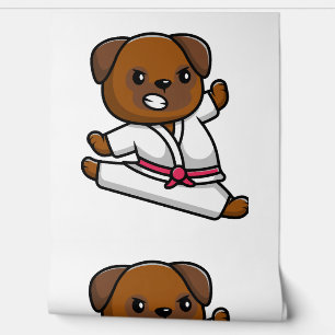 dog knows karate       wallpaper