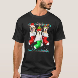 Dog Labrador Christmas Socks Xmas Pajama Pet Puppy T-Shirt