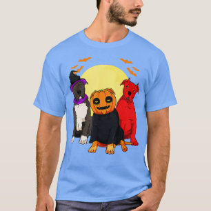 Dog Labrador Pumpkin Head Lazy Halloween Costume C T-Shirt