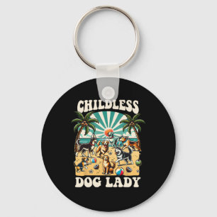 Dog Lady For Kamala Harris Vote Election Usa 2024  Key Ring