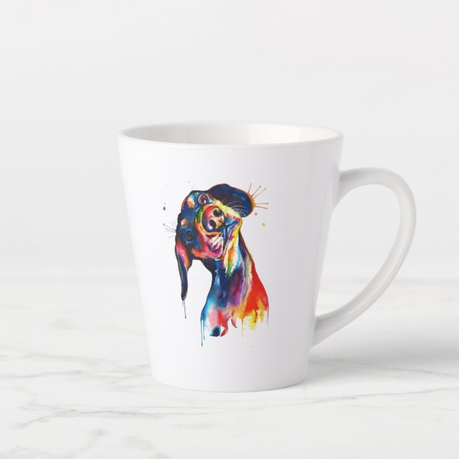 Dog Latte Mug (Right)