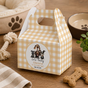 Dog Let's Pawty Birthday Favour Box