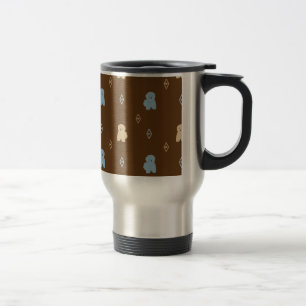 Dog Lhasa Apso pattern Travel Mug