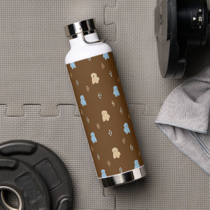 Dog Lhasa Apso pattern Water Bottle