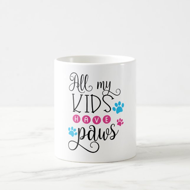 dog life coffee mug (Center)