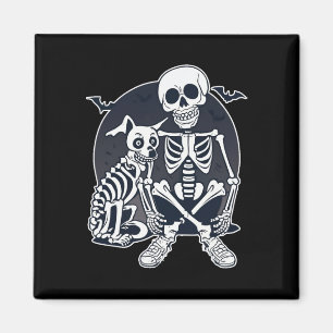 Dog Like Bones Halloween Skeleton Costume Magnet