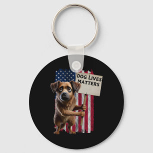 Dog Lives They Eating Dogs Spriengfield Sticker Key Ring