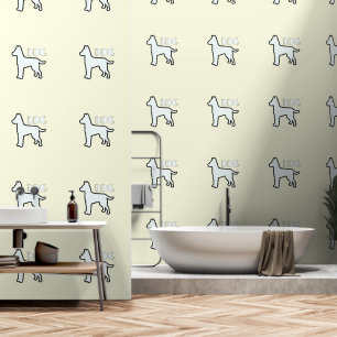 DOG Logo Pale Yellow Wallpaper