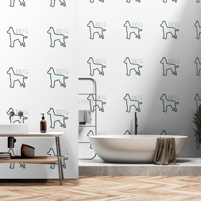 DOG Logo  Wallpaper (Bathroom)