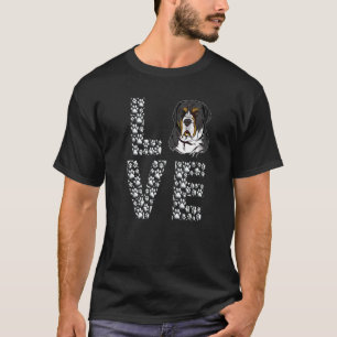 Dog Love Bernese Mountain Dog For Men And Women 1 T-Shirt