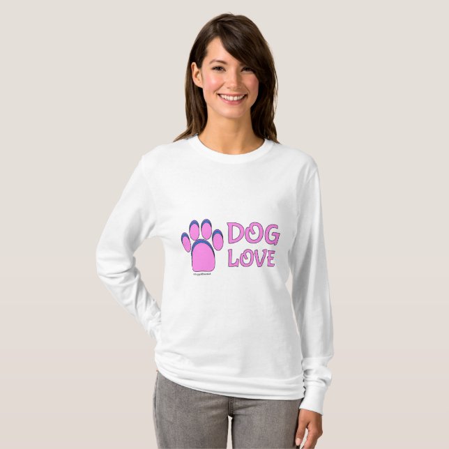 Dog Love long sleeved shirt (Front Full)