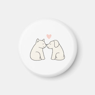 Dog Love Magnet