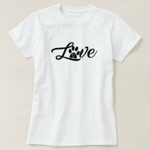 Dog Love Paw T-Shirt