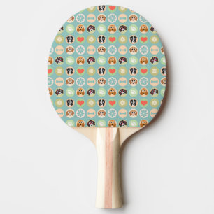 Dog Love Ping Pong Paddle