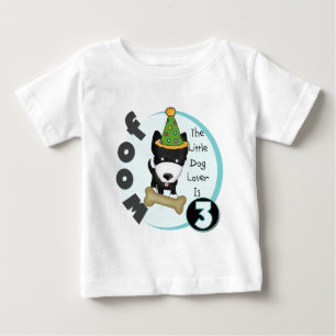 Dog Lover 3rd Birthday T-shirts and Gifts