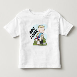 Dog Lover Blonde Boy T shirts and Gifts