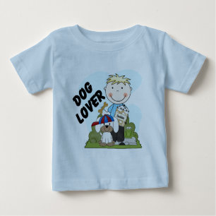 Dog Lover Blonde Boy T shirts and Gifts