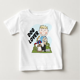 Dog Lover Blonde Boy T shirts and Gifts