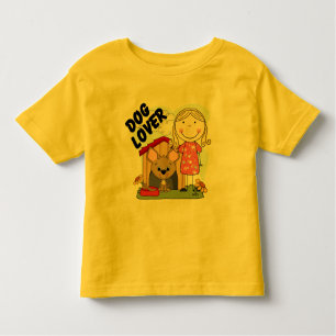 Dog Lover Blonde Girl T-shirts and Gifts