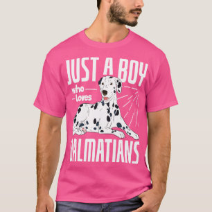 Dog Lover Boys Dog Owner Animal Dalmatian T-Shirt
