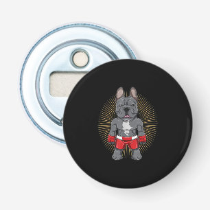 Dog Lover Brave French Bulldog Fighter Bottle Opener