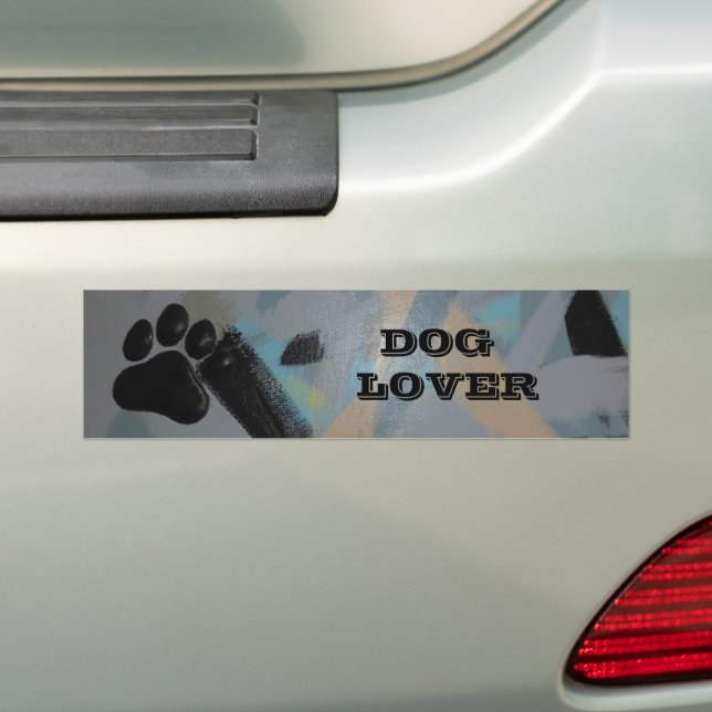 Dog Lover Bumpersticker Bumper Sticker (On Car)