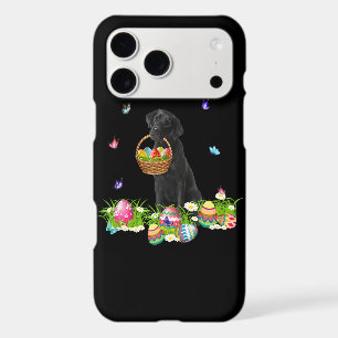 Dog Lover   Bunny Black Labrador Dog & Easter Eggs