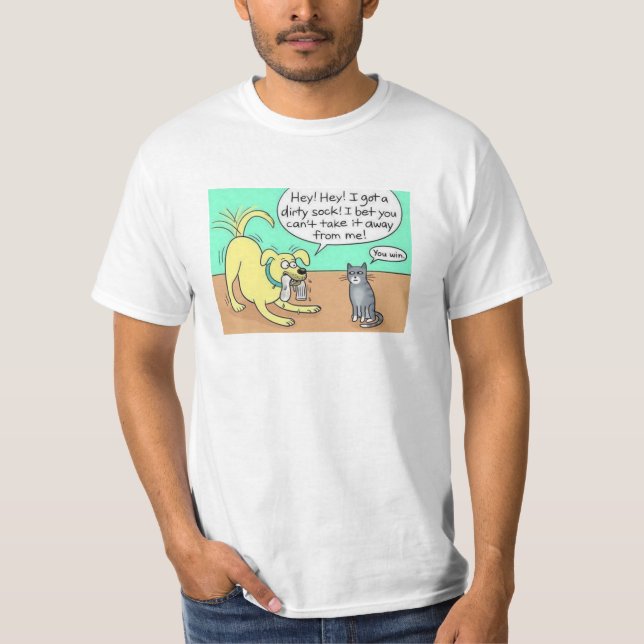 Dog Lover Cat Lover T-shirt (Front)