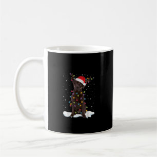 Dog Lover Chocolate Labrador Retriever Christmas Coffee Mug
