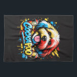 Dog Lover Cockapoo Gift Dog Owner  Tea Towel<br><div class="desc">A fun and eye-catching Kitchen towel made for anyone obsessed with their dog. Featuring a bold Cockapoo design, this tee is perfect for everyday wear and a great way to show off your love for dogs. Ideal for dog owners, Cockapoo fans, or anyone looking for a unique dog lover gift....</div>