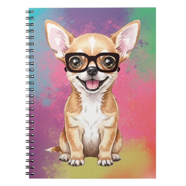 Dog Lover | Colorful Funny Dog Art  Notebook (Front)