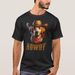Dog Lover Cowboy Cowgirl Howdy Dog Lover T-Shirt