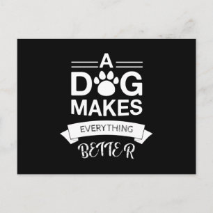 Dog Lover Dogs Animal Cute Cool Funny Gift Idea Postcard