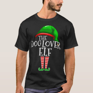 Dog Lover Elf Matching Family Christmas Gift Mum D T-Shirt