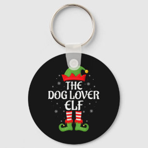 Dog Lover Elf Xmas Family Matching Elf Squad Chris Key Ring