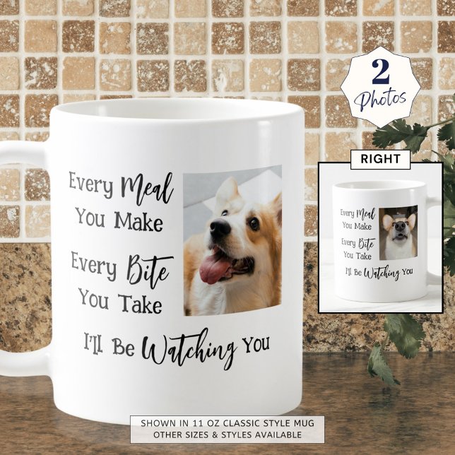 Dog Lover Funny Dog Saying 2 Photos Coffee Mug (Creator Uploaded)