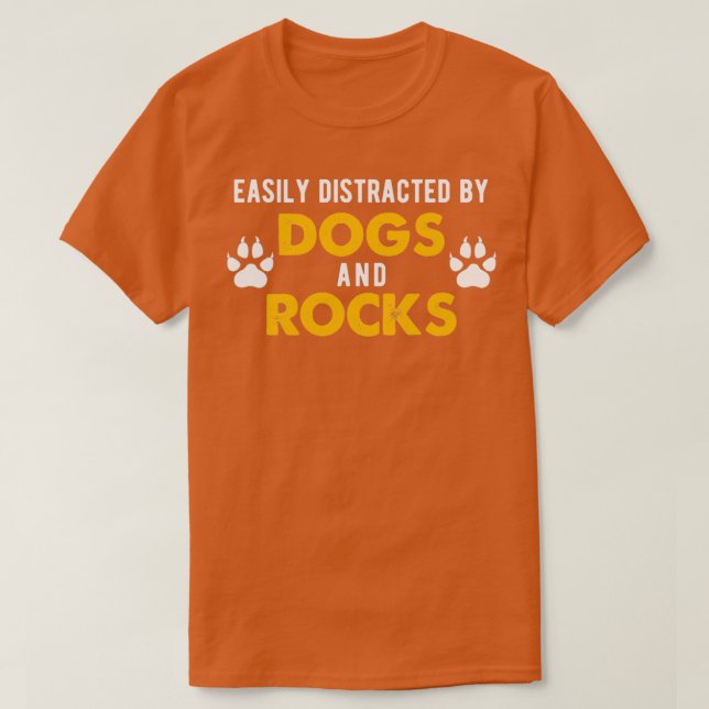 Dog Lover Geology Geologist T-Shirt (Design Front)