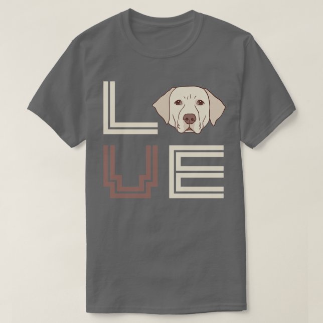 Dog Lover Gift Pet Animals Labrador T-Shirt (Design Front)
