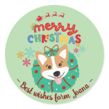 Dog Lover Gift Stickers featuring the Husky-themed