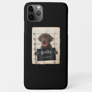 Dog Lover Guilty Chocolate Labrador Bad Dog Case-Mate iPhone Case