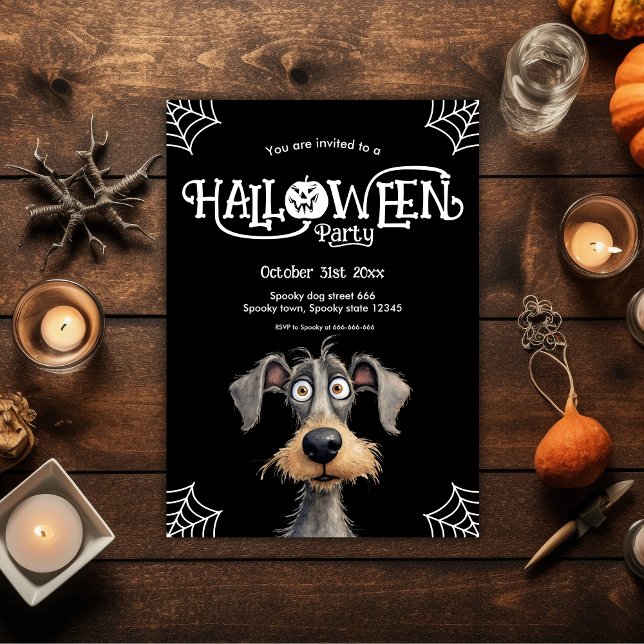 Dog lover Halloween party Holiday Card (Creator Uploaded)