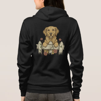Dog Lover Heart – Love Dogs Paw Print Hoodie